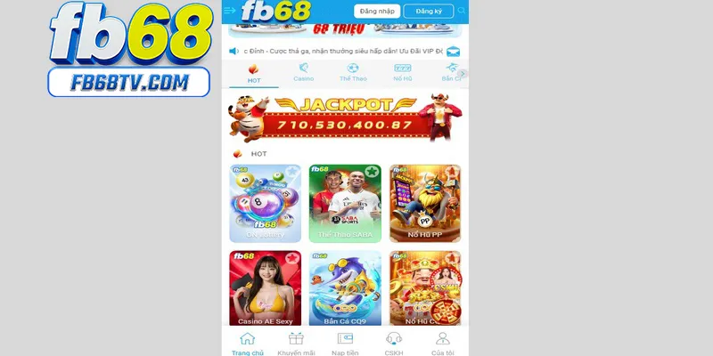 Tải app FB68 sẽ giúp bạn có trải nghiệm tốt hơn